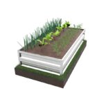 Усиленная грядка оцинкованная 0.5х6м (высота 30см)